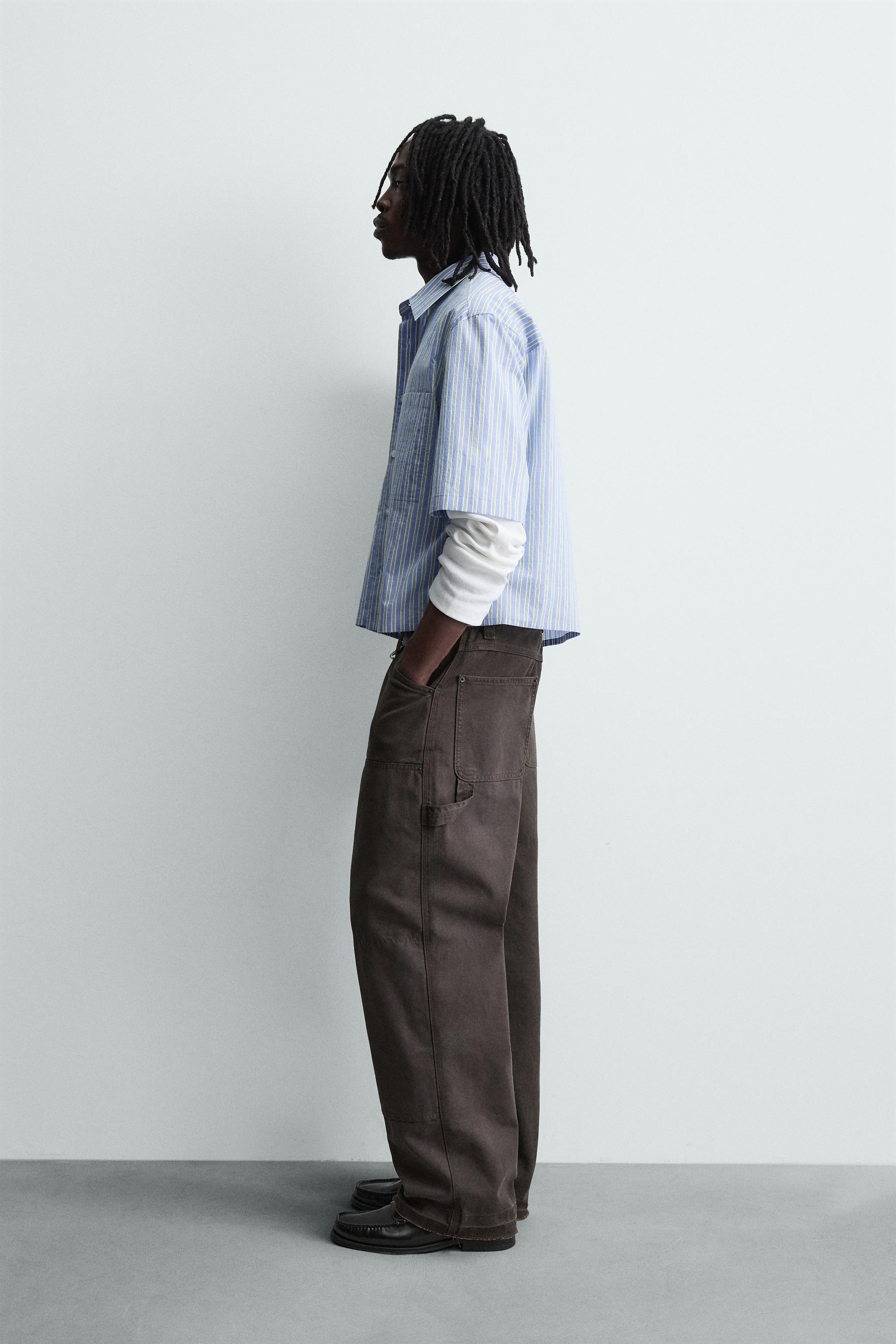 CONTRAST STRIPED SHIRT